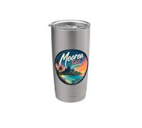 Polinesia Francese Moorea Tahiti Bicchiere termico in acciaio inox doppia parete
