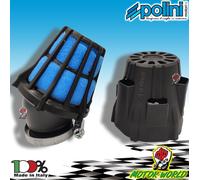 203.0091 FILTRO ARIA A FUNGO BLUE AIR BOX POLINI INCLINATO 30° ATTACCO ø37