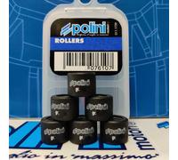 POLINI 6 Rulli Variatore Massette 19X15,5 da gr. 3,0 a gr. 9,1 Piaggio