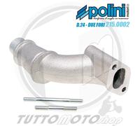 POLINI COLLETTORE ASPIRAZIONE CARBURATORE 24 DUE FORI VESPA 50 SPECIAL REVIVAL