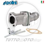POLINI COLLETTORE ASPIRAZIONE MONOLAMELLARE CARB. CP 19 o 21 VESPA 125 ET3