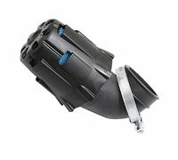 POLINI - Filtro aria Blue air Box phva nero fissaggio gomito 90° diam 37 (203.0096)