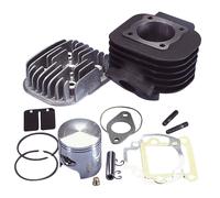 KIT GRUPPO TERMICO CON TESTATA POLINI CILINDRO PISTONE 75cc MBK BOOSTER 50 2T
