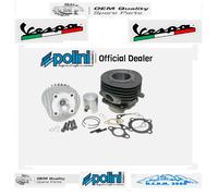 POLINI KIT GRUPPO TERMICO TESTATA SPORT CILINDRO 75cc D.47 PER PIAGGIO APE 50