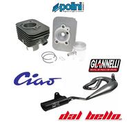 POLINI KIT PIAGGIO CIAO 50 GRUPPO TERMICO 65cc D.43 SPINOTTO 12+ MARMITTA GIANN