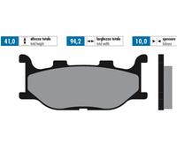 Pastiglie freno Polini organicamente per Italjet Giove, Yamaha Majesty, MBK