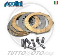 POLINI SERIE 4 DISCHI FRIZIONE RACING 8 MOLLE VESPA PX 125 150 200 2006 2007