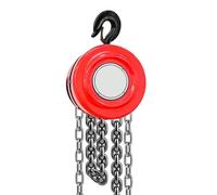 Polipasto de cadena manual de alta resistencia de 2 toneladas, elevación de 9,8 pies con ganchos dobles, bloque manual de acero resistente para elevación en almacenes y talleres, herramienta portáti