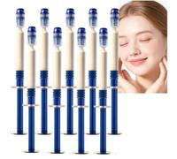 Polipeptide Collagene Elastico Essence Crema Collagene Rassodante Crema Viso con Peptide e Acido Ialuronico, Idratante Antirughe, Serico Serraggio & Lifting Essence, Siero Idratante Giorno (3PCS)