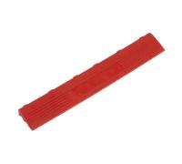 Polipropilene Pavimento Piastrella Bordo 400 x 60mm Rosso Femmina - Confezione