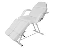 Polironeshop GIOVE poltrona lettino multifunzione per massaggi centro estetico tattoo (bianco)