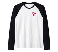 Polish Air Force Roundel Polonia Forze Armate AEREE Maglia con Maniche Raglan