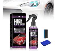 Polish Auto Rimuovi Graffi, 2025 New Polish Auto, High Protection Spray 3 in 1, Nano Ceramic Rivestimento Spray, Nano spray Riparagraffi Carease Applicabile a tutti i Modelli (1PCS)