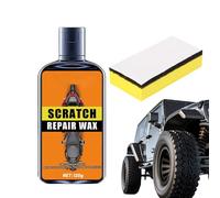 Polish Cream - 5x13 5x3cm Kit Di Riparazione Ruote, Pasta Per Restauro Automobilistico Per Cerchioni Di Auto | Soluzione Di Manutenzione Stagionale Con Spugna Per La Cura Del Veicolo Domestic