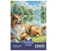 Polish Lowland Sheepdog Puzzle 1000 Pezzi Premium Plus Quality Fai Da Te, Intrattenimento Creativo, Divertimento Festa Aziendale Per Adulti E Bambini Da 14 Anni E Più 52x38cm/1000pcs