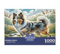 Polish Lowland Sheepdog Puzzle Impossible 1000Pcs Decorazione Per La Casa. Giochi Rilassamento E Intelligence Per Adulti E Ragazzi Da 14 Anni 38x26cm/1000pcs