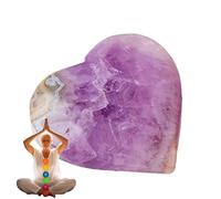 Polished Amethyst Stones, Natural Small Gravel Rocks, 1.18-1.57 Inches/ 1.57-1.96in Decorative Thumb Massage Pebbles for Finger Kneading, Healing, and Home Decorations