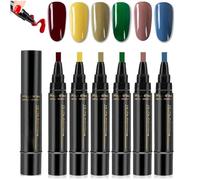 Polishey Nail Polish Pens, 3 in 1 Nail Polish Pens Quick Dry, Polishey Nails Polis Pen Set, 36 Color NailPolish GelPen 8 ML, Nails Pe for Nai Art DIY, Color Nailpolish Gelpen for Women (A-1)
