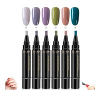 Polishey Nail Polish Pens, Polishey 3 in 1 Nail Pens Quick Dry, 36 Color Nail Gel Pen For Women, Nails Pens for Nails Art DIY, Soak Off Uv Led Nail Varnish Nail Tools (C)