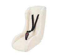 POLISPORT 8015000022 - Mini Pelican Fleece Riduttore Seduta Bebè con Cintura a 3 Punti per Rimorchio, Passeggino e Bici Cargo - Caldo, Sicuro e Compatibile per Bambini da 7 a 18 Mesi, Bianco