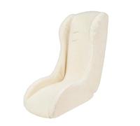POLISPORT 8015000024 - Mini Pelican Fleece Riduttore Seduta Bebè senza Cintura per Rimorchio, Passeggino e Bici Cargo - Caldo, Sicuro e Compatibile per Bambini da 7 a 18 Mesi, Bianco