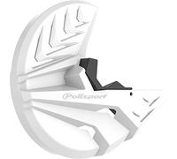 POLISPORT 8151400006 - Protezione disco e forcella inferiore in polipropilene resistente agli urti e all'abrasione compatibile con le moto HONDA a colori Bianco