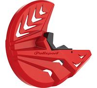 POLISPORT 8151400007 - Protezione disco e forcella inferiore in polipropilene resistente agli urti e all'abrasione compatibile con le moto HONDA a colori Rosso