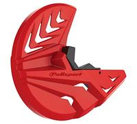 POLISPORT 8151600005 - Protezione disco e forcella inferiore in polipropilene resistente agli urti e all'abrasione compatibile con le moto GAS GAS a colori Rosso