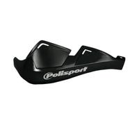 POLISPORT 8305100027 - Paramani EVOLUTION INTEGRAL 2 punti di fissaggio MX-Style in plastica con kit di montaggio incluso compatibile con tutti i modelli MX/enduro en color nero