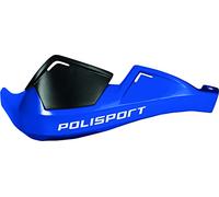 POLISPORT 8305100028 - Paramani EVOLUTION INTEGRAL 2 punti di fissaggio MX-Style in plastica con kit di montaggio incluso compatibile con tutti i modelli MX/enduro en color blu