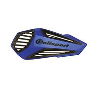 POLISPORT 8308400007 - Paramani MX AIR 1 punto di fissaggio MX-Style in plastica con kit di montaggio incluso compatibile con tutti i modelli enduro/mx/atv en color blu/nero