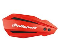 POLISPORT 8308500031 - Paramani BULLIT 1 punto di fissaggio MX-Style in plastica con kit di montaggio incluso compatible con motocicletas Honda en color rosso