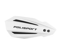 POLISPORT 8308500060 - Bullit Paramani Rieju MR 300/250 21'-25', Protezione Compatta, Ventilata e Versatile con Sistema di Montaggio Doppio, Colore Bianco
