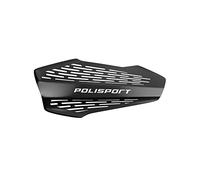 POLISPORT 8308700001 - Paramani MX FORCE 1 punto di fissaggio MX-Style in plastica con kit di montaggio incluso compatibile con tutti i modelli MX/enduro en color nero