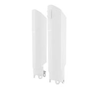 POLISPORT 8399200002 - Protezione forcella completamente avvolgente realizzata in plastica resistente agli urti e all'abrasione compatible con motocicletas KTM, GAS GAS en color Bianco