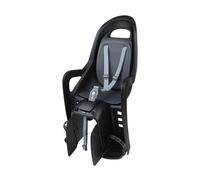 POLISPORT 8408700001 - Seggiolino posteriore GROOVY AVS+ Bicicletta per bambini con peso massimo di 22kg con ancoraggio al portapacchi compatibile solo con AVS+ in colore Nero/Grigio Scuro