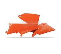 POLISPORT 8411500002 - Copriradiatore robusti e durevoli compatibile con le moto KTM a colori Arancia