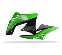 POLISPORT 8412800001 - Copriradiatore robusti e durevoli compatibile con le moto KAWASAKI a colori Verde/Nero
