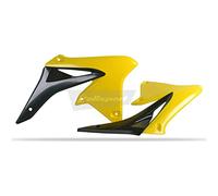 Polisport 8413600003 - Copriradiatore robusti e durevoli Compatibile con Le Moto Suzuki a Colori Nero/Giallo