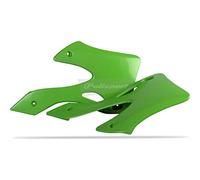 Polisport 8419200002 - Copriradiatore robusti e durevoli Compatibile con Le Moto Kawasaki a Colori Verde