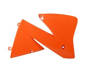 POLISPORT 8422000003 - Copriradiatore robusti e durevoli compatibile con le moto KTM a colori Arancia