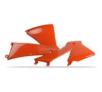 POLISPORT 8424000002 - Copriradiatore robusti e durevoli compatibile con le moto KTM a colori Arancia