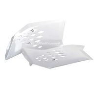POLISPORT 8428200084 - Copriradiatore robusti e durevoli compatibile con le moto KTM a colori Bianco