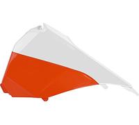 POLISPORT 8455100001 - Coperchi laterali cassa filtro forti e durevoli compatible con motocicletas KTM en color Bianco/Arancia