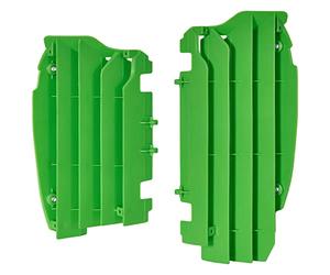 POLISPORT 8456000002 - Set di griglie per radiatore in polipropilene resistente e durevole senza hardware compatibile con le moto Kawasaki in colore verde