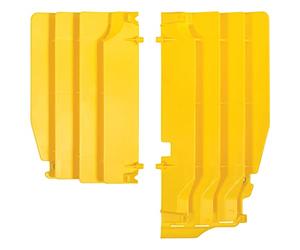 POLISPORT 8456100002 - Set di griglie per radiatore in polipropilene resistente e durevole senza hardware compatibile con le moto Suzuki in colore giallo