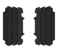 POLISPORT 8472500001 - Set di griglie per radiatore in polipropilene resistente e durevole senza hardware compatibile con le moto Kawasaki in colore nero