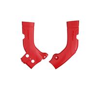 POLISPORT 8472600002 - Set di piastre paramotore in plastica durevole e resistente agli urti compatibile con le moto Honda in colore rosso