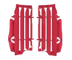 POLISPORT 8473600002 - Set di griglie per radiatore in polipropilene resistente e durevole senza hardware compatibile con le moto BETA RR in colore rosso