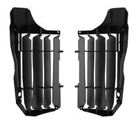POLISPORT 8474100001 - Set di griglie per radiatore in polipropilene resistente e durevole senza hardware compatibile con le moto Honda in colore nero